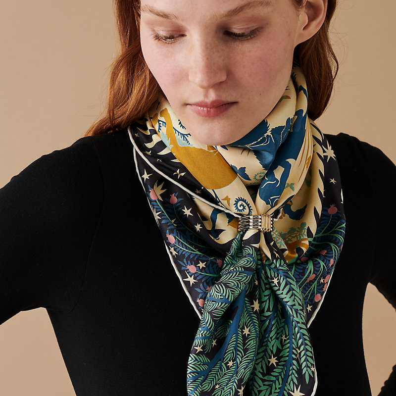 Ruban scarf 90 ring | Hermès Canada